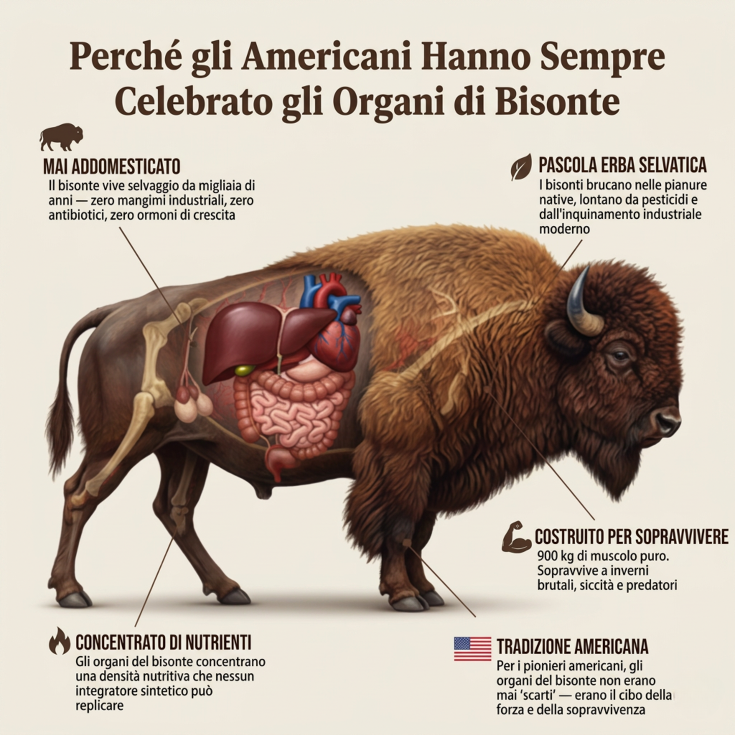 Primal Edge Bison — Supporto naturale al testosterone